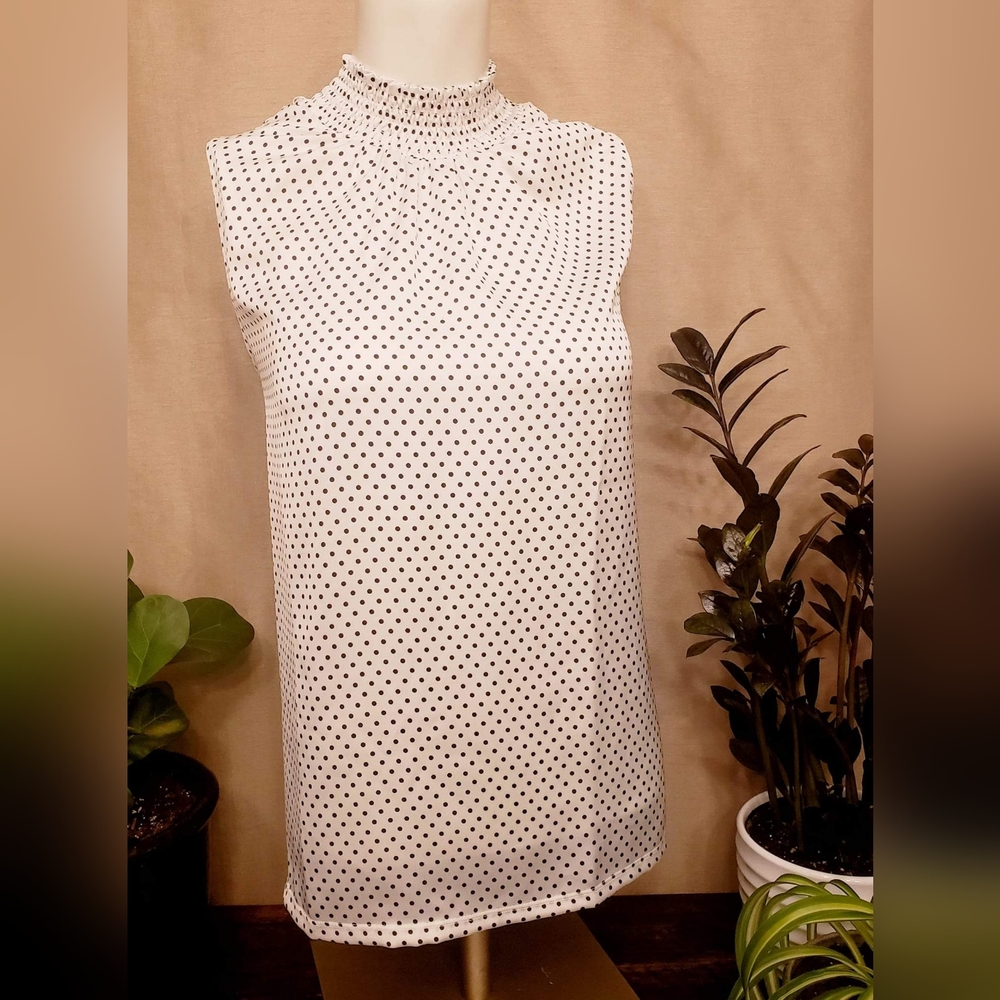 Polka dot blouse